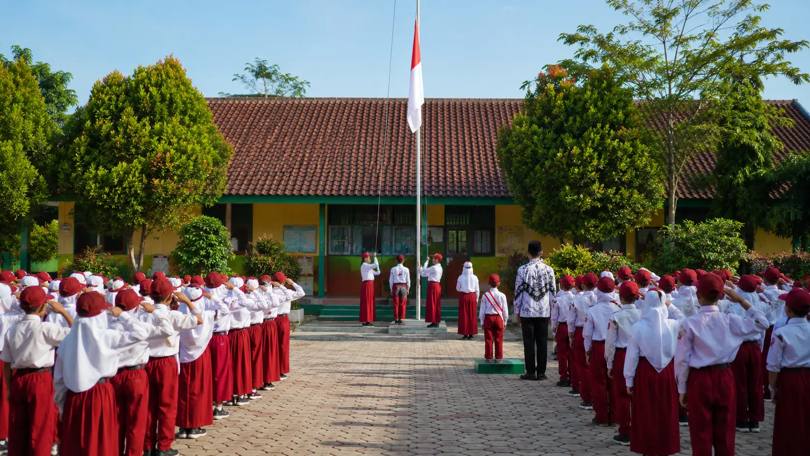 MI Al-Falah Gelar Upacara Pembukaan Tahun Ajaran Baru 2026/2027